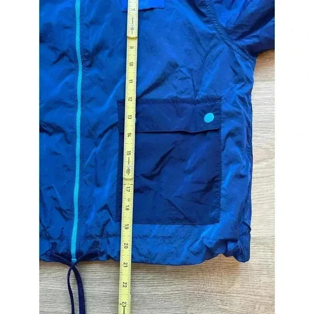 Jordan Essentials Flight Woven Full Zip Nylon Jacket Loose Fit Royal Blue Small - Picture 11 of 14